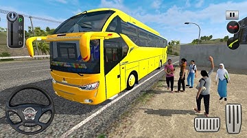 Scania Bus Driving with Passengers - Bus Simulator Indonesia - Android Gameplay