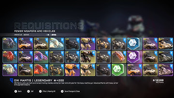 halo 5 all vehicle 100% unlocked.