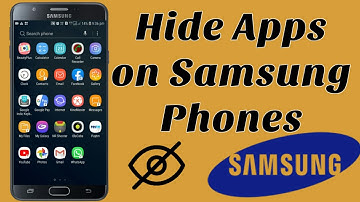 How to hide apps on samsung phone