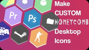 Make CUSTOM Honeycomb desktop icons