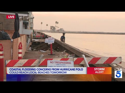Hurricane Polo threatens battered SoCal coast