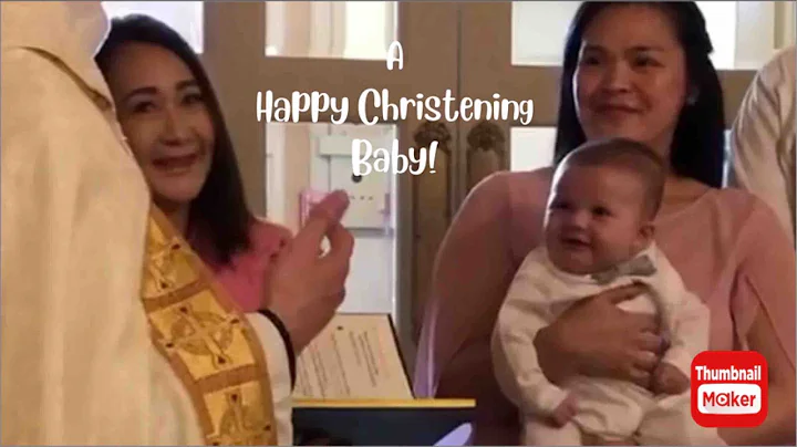 Baby Boy Laughing and Giggling During Baptism | 3months old - DayDayNews