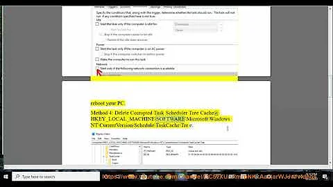 Fix Task Scheduler Not Running In Windows 10