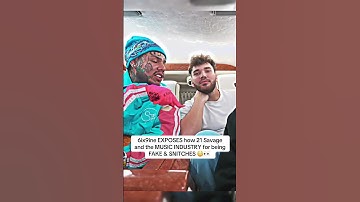 6ix9ine EXPOSES how 21 Savage and the MUSIC INDUSTRY for being FAKE & SNITCHES 😳👀 #n3on #6ix9ine
