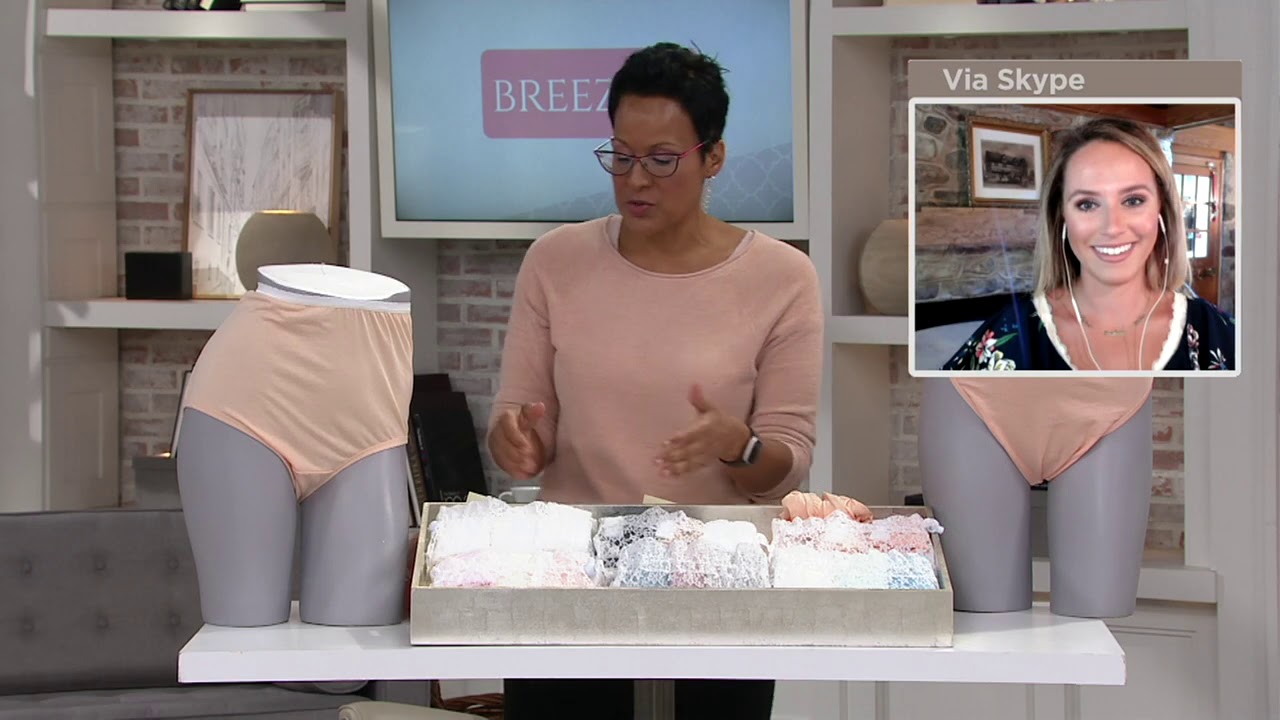 Breezies Set of 6 Cotton Panties with UltimAir Lining on QVC