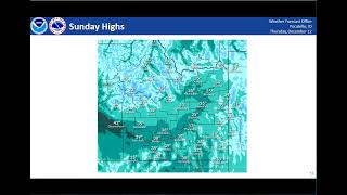 12/12/24 Hazard Briefing - Weekend Mountain Snows