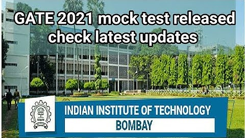 GATE 2021 mock test released, check latest updates