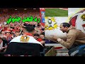 رد فعل جنوني لحظة احراز اهداف منتخب مصر...حسام حسن والرد علي الهجاص