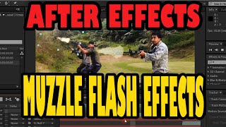 HOW TO DO A MUZZLE FIRE EFFECTS BY MOTION TRACKING IN ADOBE AFTER EFFECTS ||  (TAGALOG)