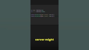DateTime.UtcNow is amazing in C#
