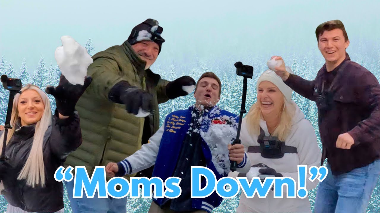Epic Snowball Fight With The Family❄️🤕