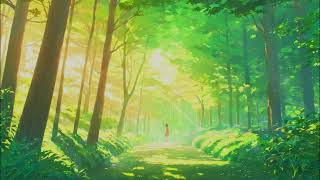 Piano　「Morning sunlight filtering through trees」