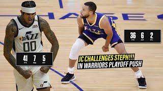 Jordan Clarkson Challenges Stephen Curry! Full Duel Highlights (10.05.21) [1080p]