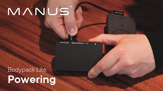 MANUS Bodypack Lite | Powering