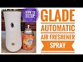 Glade automatic spray air freshener review  how to setup timer