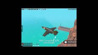 GPS Targeting pod and missile #trailmakers #warthunder #gaming #shorts #militarysimulation #missile