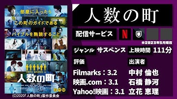 この町は、なにかがおかしい。”ルール”に従えば、一生分の衣食住が保証される町。映画『人数の町』を1分で紹介【ネタバレなし】#MAY005