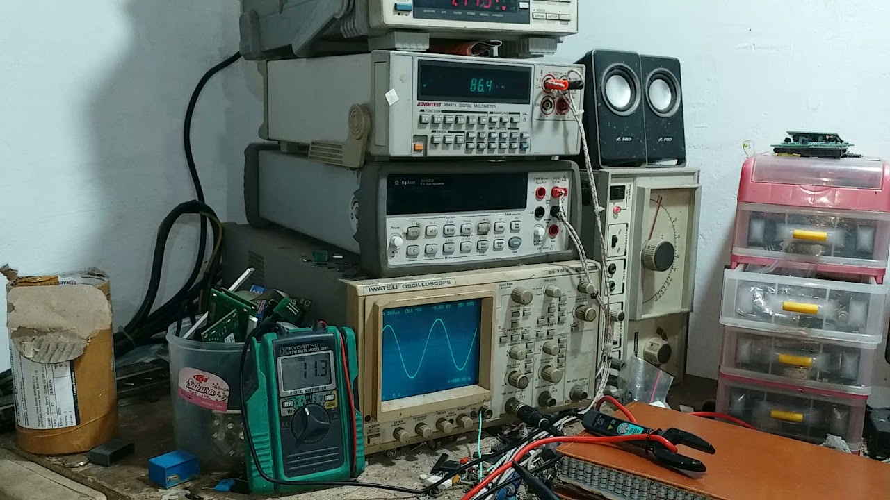 TEST LOAD DAN MENGHITUNG EFISIENSI CLASS H BY CREST AUDIO CA18.