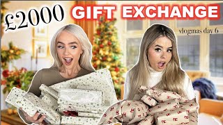 £2000 Gift Exchange Video! *VLOGMAS DAY 6*