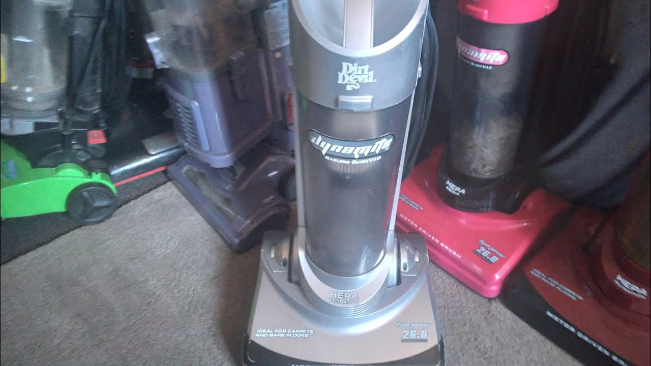 Dirt Devil Dynamite 084613 Bagless Upright Vacuum YouTube