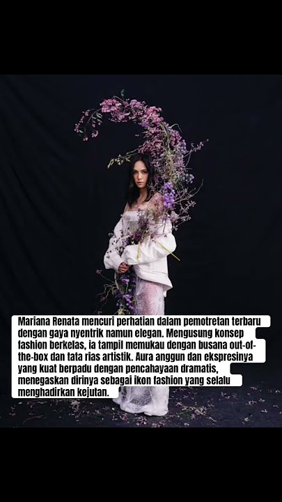 Mariana Renata Tampil Nyentrik dalam Pemotretan: Sentuhan Fashion Berkelas