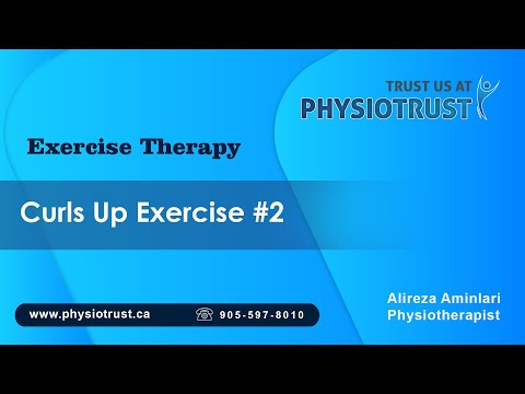 Video thumbnail for Curl-Up Exercise #2