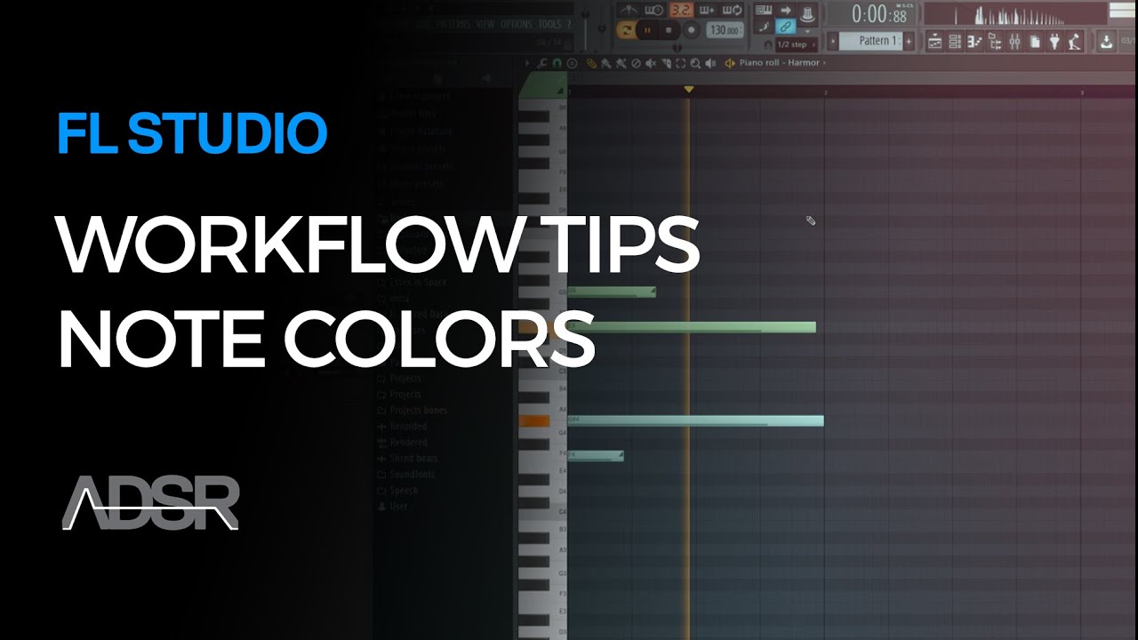 Note Colors – FL Studio Workflow tips by SeamlessR – ADSR