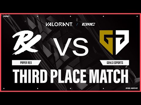 Paper Rex vs Gen.G Esports | VALORANT at EWC 25 - Day 6 - Third Place Match