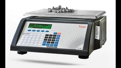 Barcode Label Printing Scale Presentation - Essae