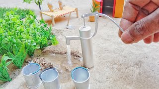 Mini Hand Pump Water Science Project Diy Tractor Rural Mini Farming