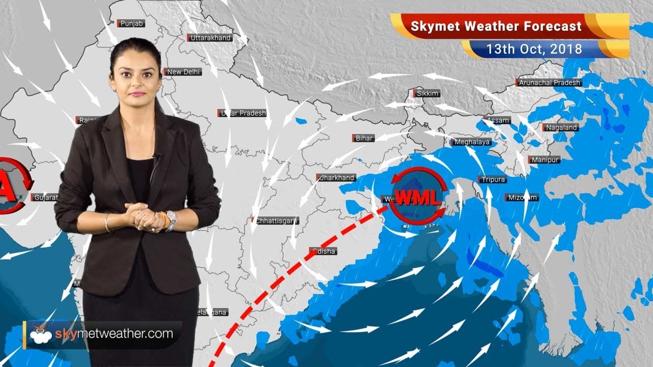 Weather Forecast Oct 13 Cyclone Titli Weakens Into Well Marked Low Pressure Area Rains In 