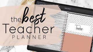 The Best Digital Teacher Planner | Digital Teacher planner for goodnotes and notibilty for iPad
