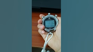 Stopwatch operation for recall