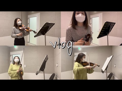 Vlog | 취미로 바이올린 배우는 으른 #6 🎻  | 시노자키, 스즈키 2권 연습과 레슨 | 초보 바이올린