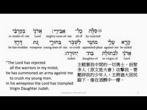 Video: Lomentation txhais li cas hauv Hebrew?