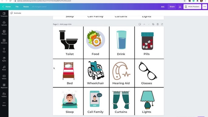 Creating AAC Picture Communication Boards for Aphasia, Stroke, or Autism Speech Therapy using Canva - YouTube creating-aac-picture-communication-boards-for-aphasia-stroke-or-autism-speech-therapy-using-canva-youtube