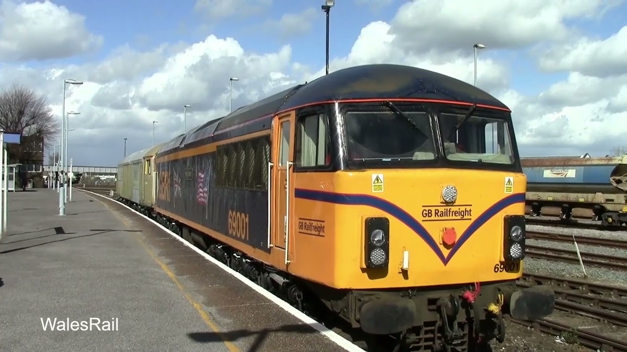 69005 69001 69003 Eastleigh Station "Special Series" 7th April 2022