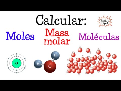 🌐Calcular moles, masa molar y moléculas🌐 [Fácil y Rápido] | QUÍMICA |