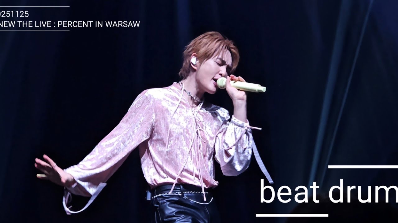 251125 매력 beat drum_ONEW THE LIVE : PERCENT in Warsaw🇵🇱 직캠