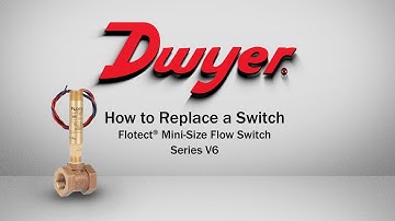 How to Replace the Vane of a Series V6 Flotect® Flow Switch