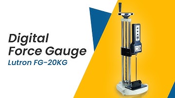 Real Time Testing of Lutron FG-20KG Digital Force Gauge with Stand | Push Pull Gauge | Instrukart