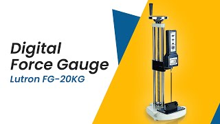 Real Time Testing of Lutron FG-20KG Digital Force Gauge with Stand | Push Pull Gauge | Instrukart
