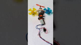 Running two dc motor and a drone motor using a single motor | #shorts #dcmotor