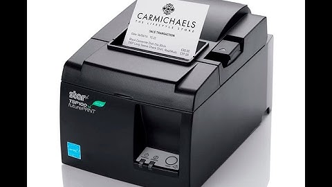 Printing with Vend on the Star TSP100 LAN on a Windows PC | Vend U