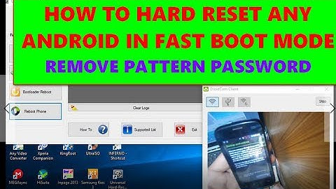 How To Hard Reset Any Android In Fast boot - Free , Qmobile A2 pattern unlock