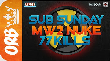 MW2: 77 Kills Nuke Livecom with Subs w/ Facecam
