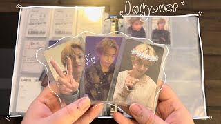 completing my V layover photo card collection 🐻 | all pobs and lucky draws!