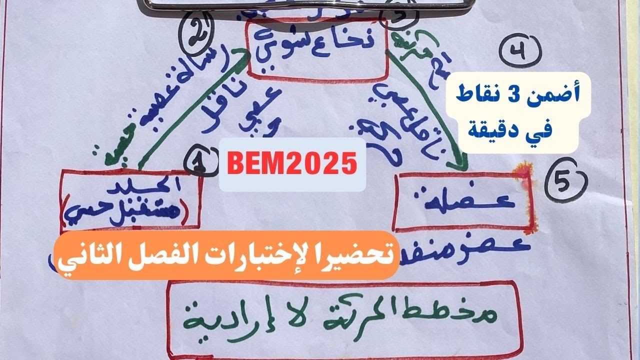سؤال يطيح 💯 في الإختبار // الحركة اللاإرادية (رابعة متوسط علوم طبيعية 💥BEM2025
