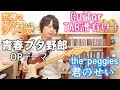 the peggies / 君のせいを赤裸々にギター演奏【TAB公開】