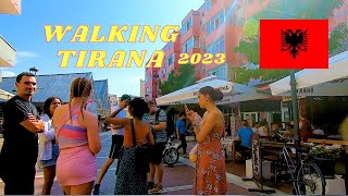 Walking in ** TIRANA ** Albania 2023 !!! - 4K Walking Tour Tirana City - Virtual Walk Tirana Live !!